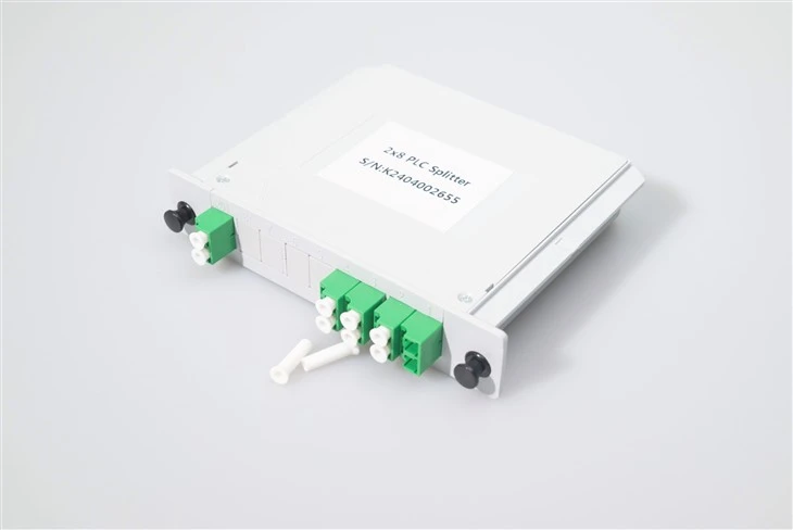 Kaset Pemisah Serat Optik PLC 2*8 SC APC