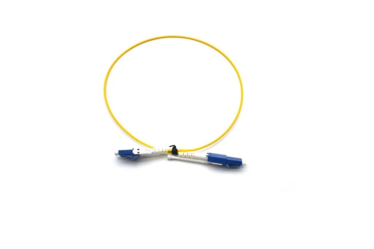 LC ke LC UPC Singlemode Duplex Fiber Patch Cord – 9/125μm OS2 dengan Jaket LSZH