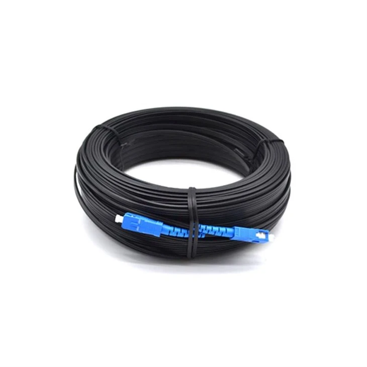 SC/UPC ke SC/UPC FTTH Kabel Drop Kabel Patch Singlemode Simplex LSZH